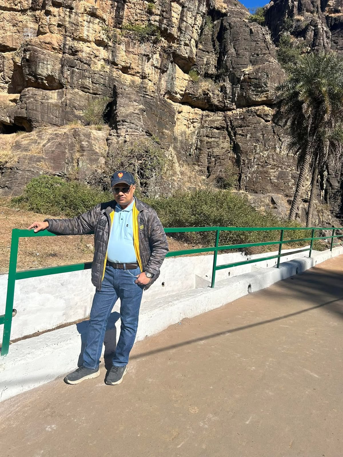Debajyoti Majumder at Mountain Summit Pass